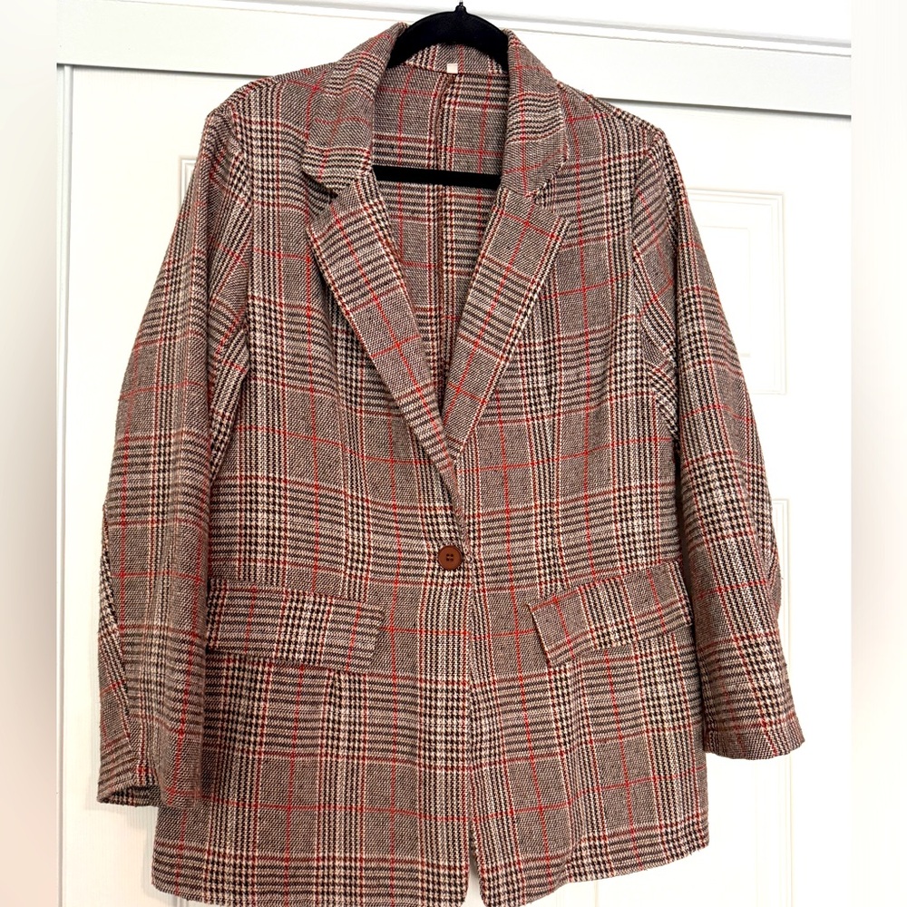 Casual Tweed Blazer